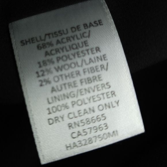 New Halogen Blue Tan Grey Tweed Tassled Skirt Sz 2 - Picture 7 of 11